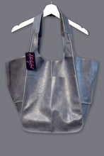 Load image into Gallery viewer, Gray Trapeze Tote
