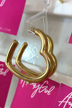 Load image into Gallery viewer, Open Heart Hoops