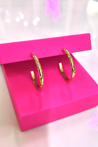 Star Studded Hoops