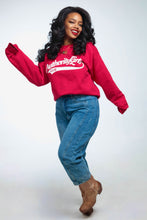 Load image into Gallery viewer, Cherry Red AuthorityGirls Club Sweatshirt

