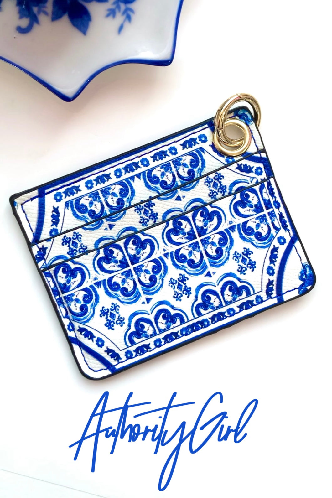 Mediterranean 2-Pocket Card Holder