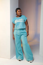 Load image into Gallery viewer, AuthorityGirls Club Crop Blue Lagoon
