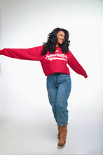 Load image into Gallery viewer, Cherry Red AuthorityGirls Club Sweatshirt
