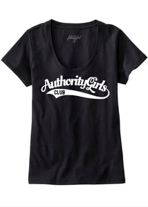 AuthorityGirls Club Black Tee