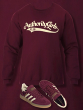 Load image into Gallery viewer, Burgundy Authoritygirls Club Sweatshirt
