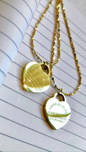 Proverbs 4:23 Heart Necklace