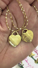 Load and play video in Gallery viewer, Proverbs 4:23 Heart Necklace
