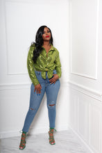 Load image into Gallery viewer, MAJESTIC SEQUIN TOP (GREEN)
