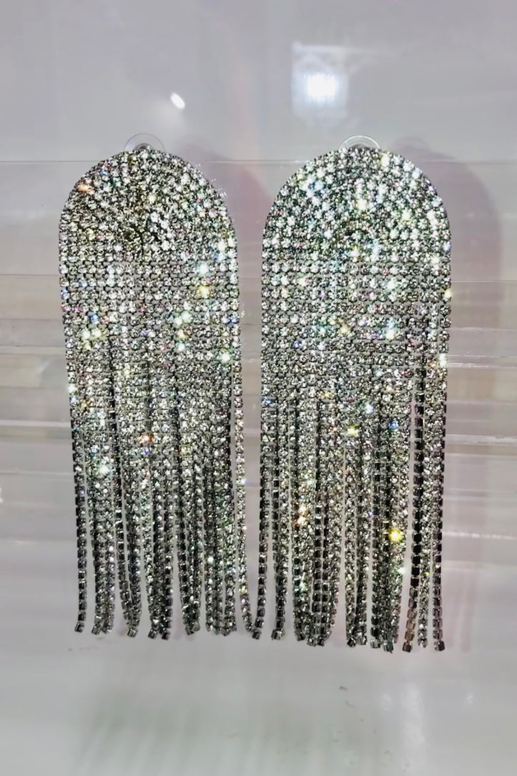 PIZZAZ DROP EARRINGS (SILVER)