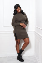 Load image into Gallery viewer, ATTENTION BODYCON RUCHED DRESS
