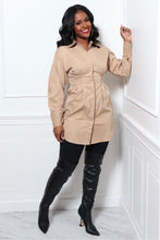 Load image into Gallery viewer, SAFARI GIRL SHIRT DRESS
